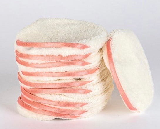 Wasbare make-up remover pads - Koraal