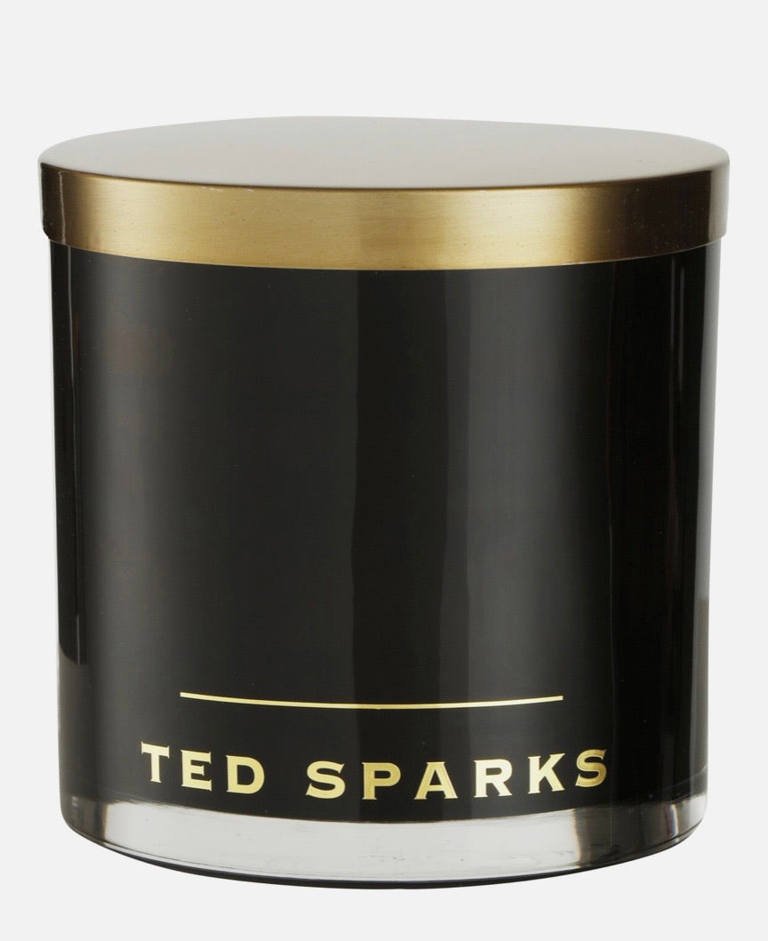 Ted Sparks - Outdoor Candle Black & Gold
